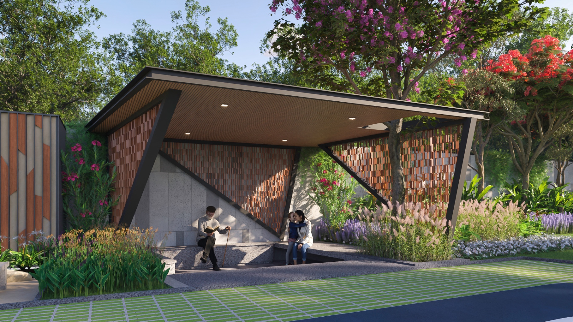Senior Citizen Plaza at Aspire Aarna
