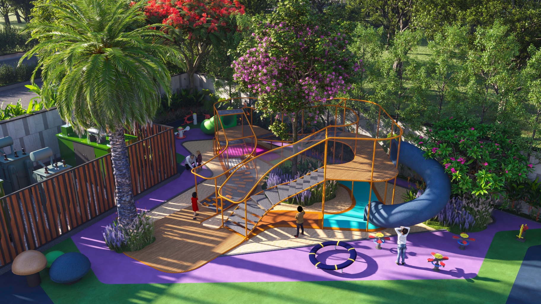 Kids Play Area at Aspire Aarna