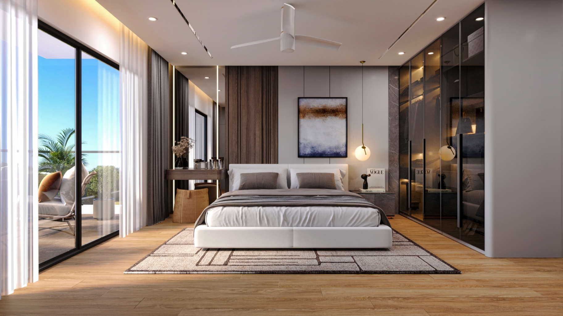 Guest Bedroom in an Aspire Aarna residence