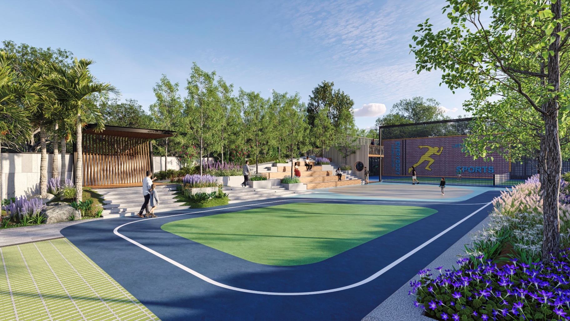 Trim Trail facility at Aspire Aarna