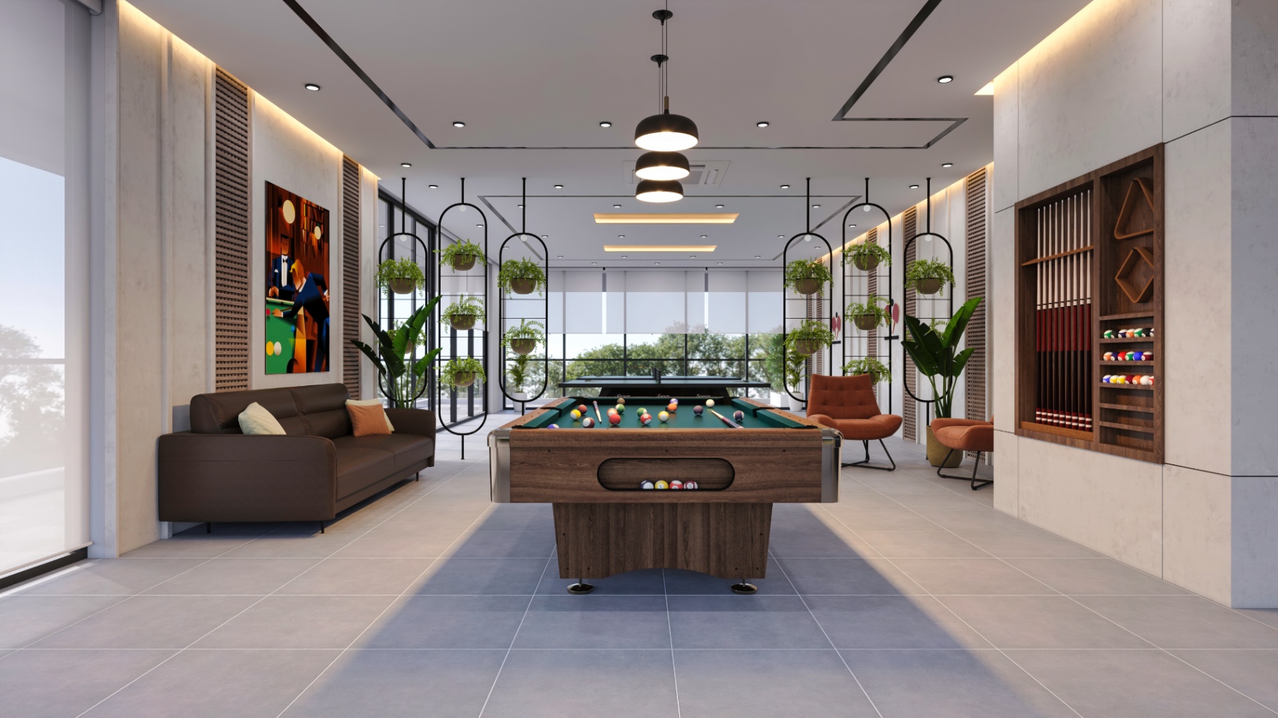 Billiards at Aspire Aarna