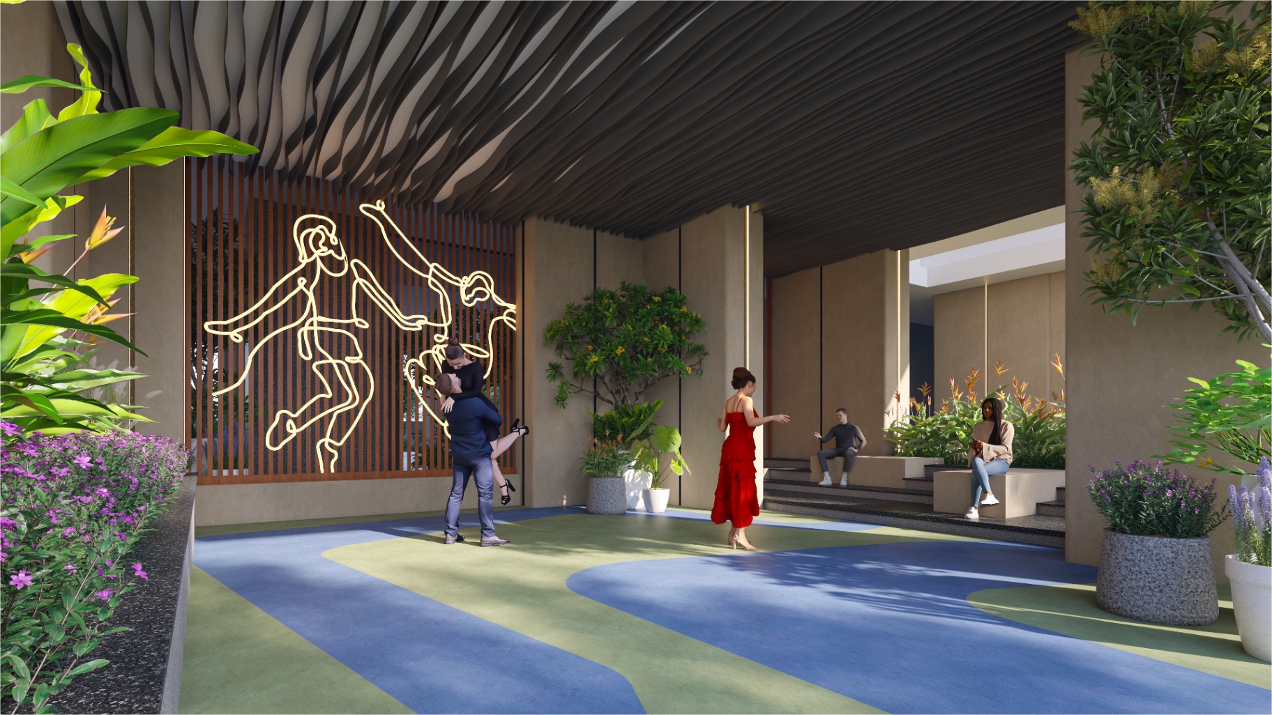 Dance Studio at Aspire Aarna