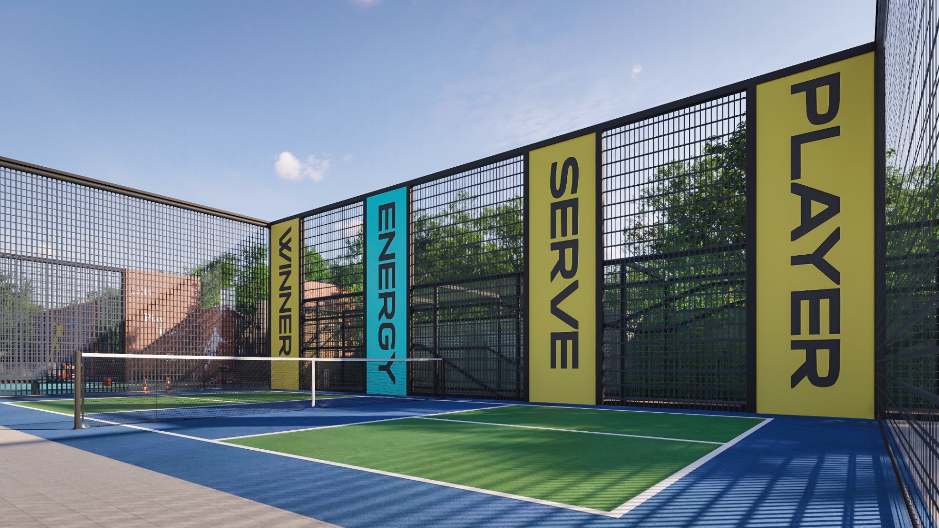 Pickleball Court at Aspire Aarna