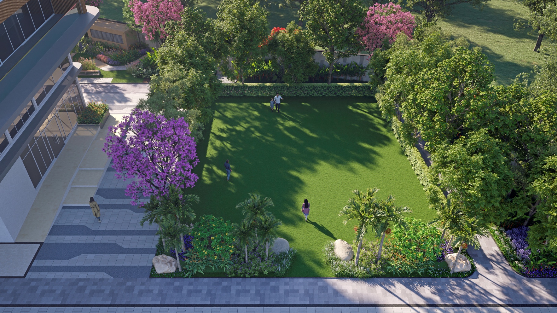 Banquet Lawn at Aspire Aarna
