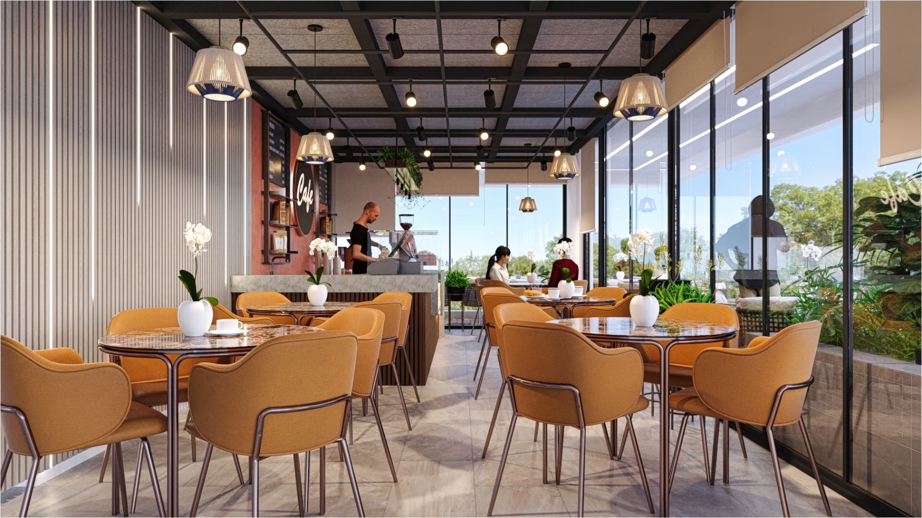 Café at Aspire Aarna